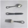 Image 2 : WW2 Set of US Mess Kit Utensils