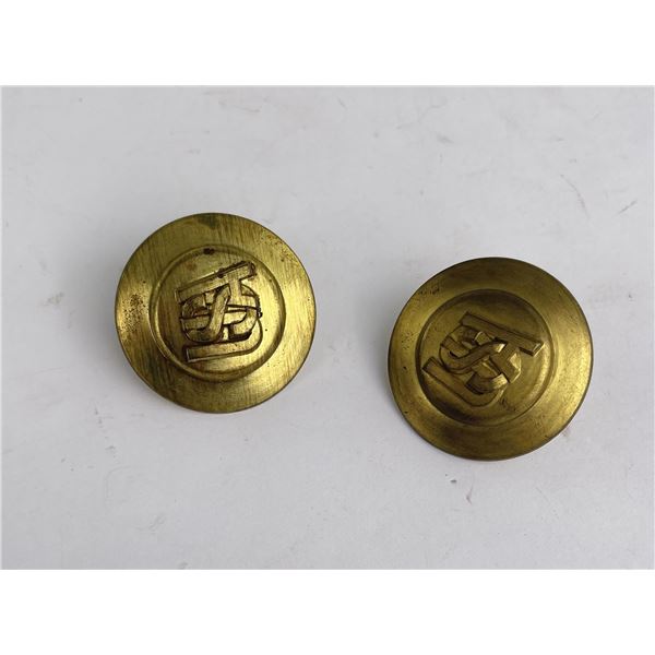 Pair of Civil War Cavalry Rosettes