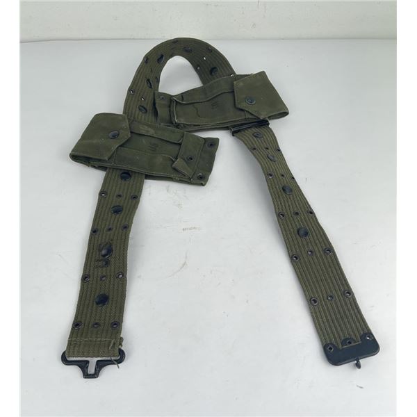 Vietnam War 1956 Pistol Web Belt M14 Mag Pouches