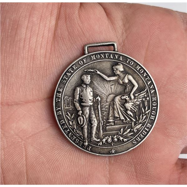 Montana Rough Riders Medal Spanish American War