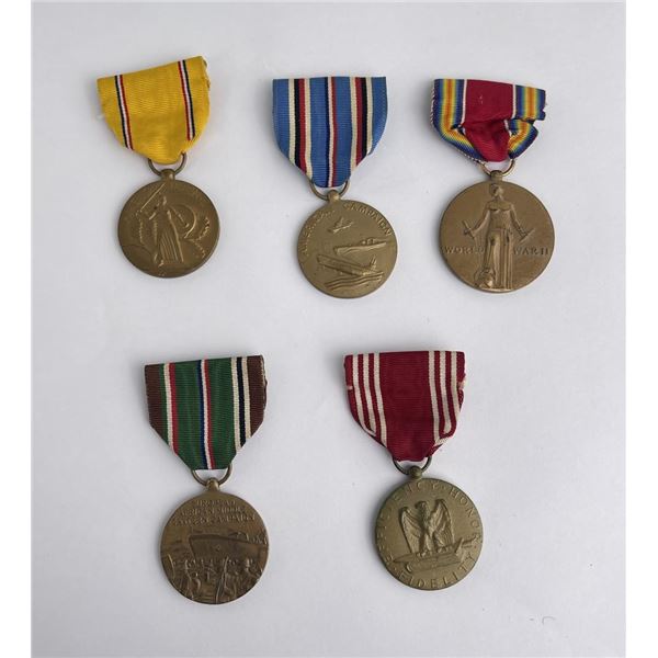 Grouping of WW2 Campaign Medals