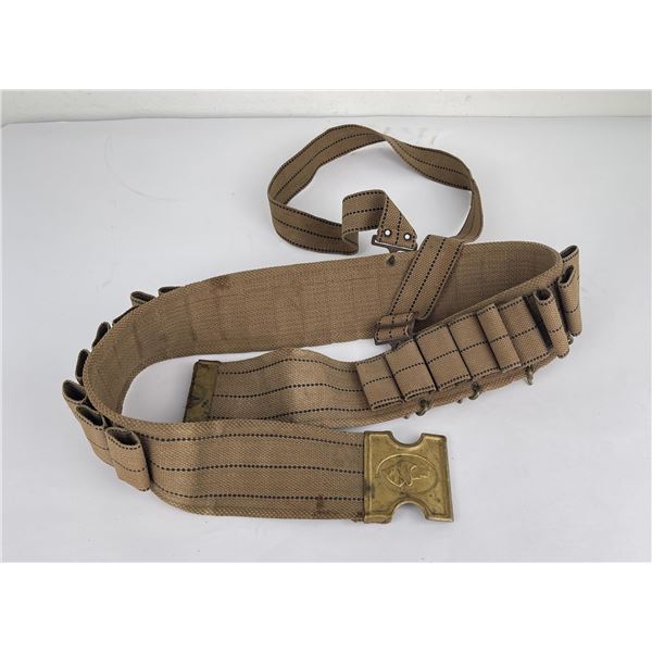 Spanish American War Mills Dog Head Shotgun Belt