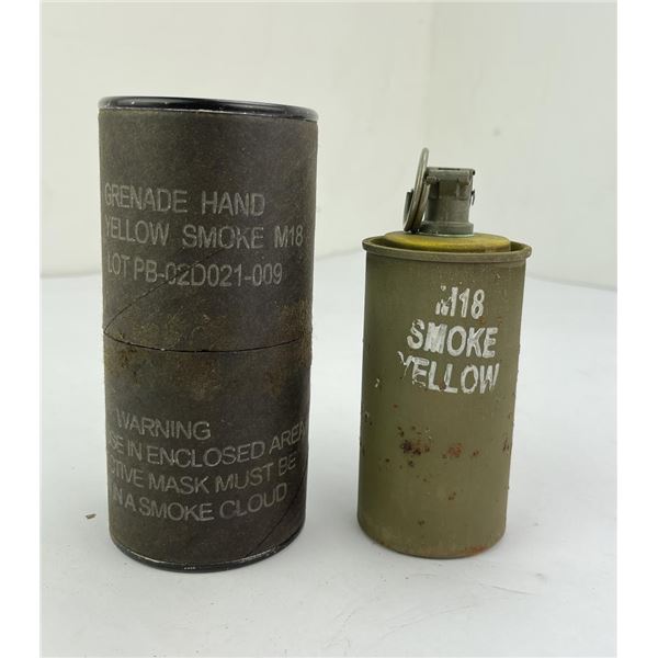 Vietnam Yellow M18 Smoke Grenade