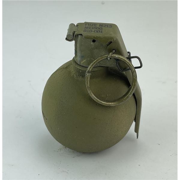 Inert Vietnam War Baseball Practice Grenade