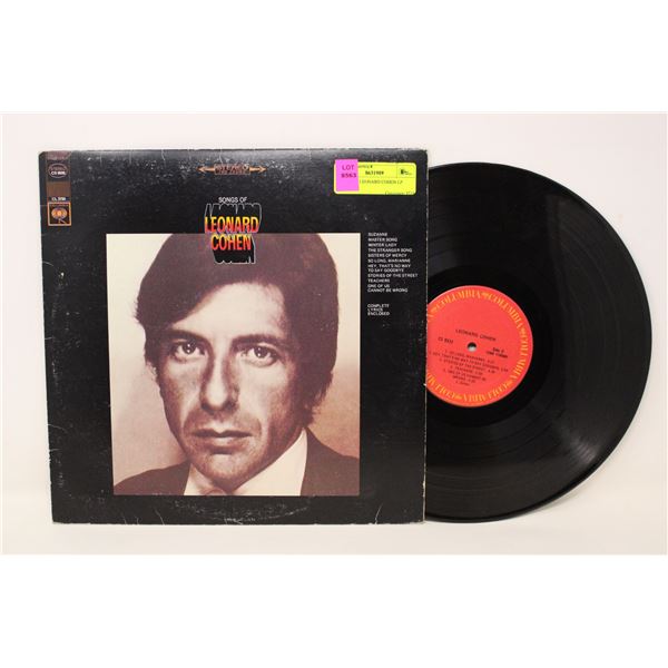 SONGS OF LEONARD COHEN LP