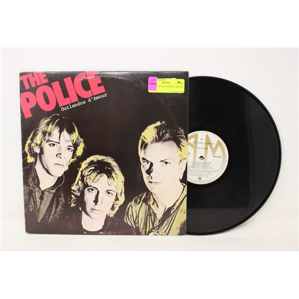 THE POLICE OUTLANDOS D AMOUR LP