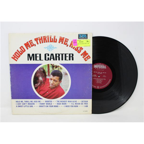 MEL CARTER HOLD ME THRILL ME KISS ME LP