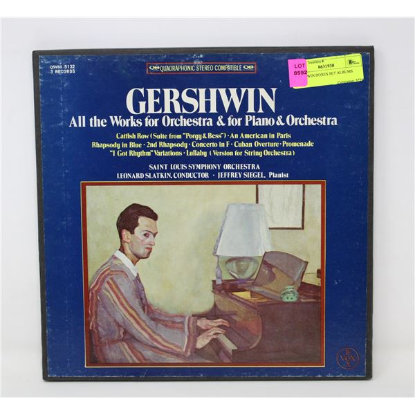 GERSHWIN BOXES SET ALBUMS