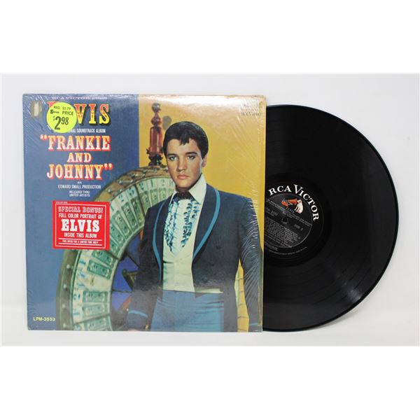 ELVIS FRANKIE AND JOHNNY RECORD IN SHRINK