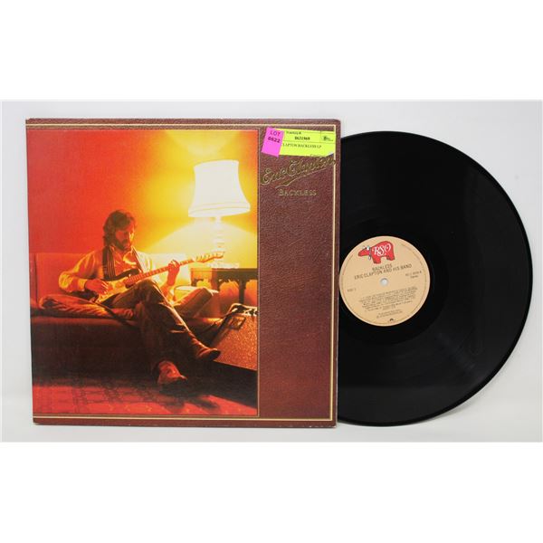 ERIC CLAPTON BACKLESS LP