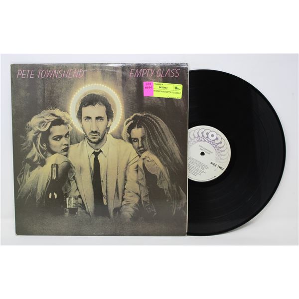 PETE TOWNSHEND EMPTY GLASS LP