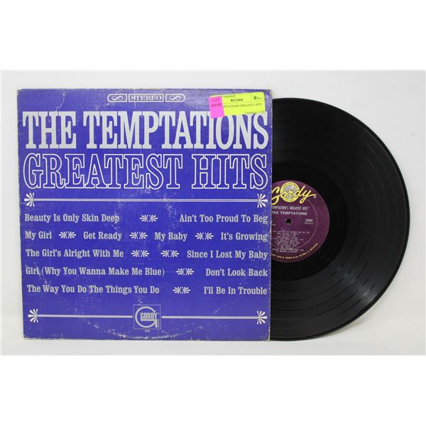 THE TEMPTATIONS GREATEST HITS LP