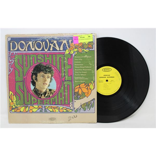 DONOVAN SUNSHINE SUPERMAN LP