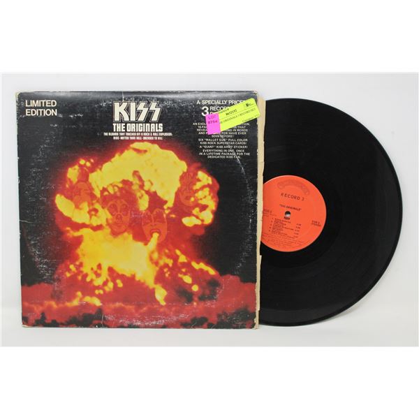 KISS THE ORIGINALS 3 RECORD SET