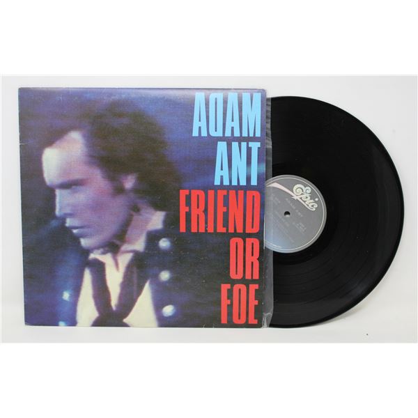 ADAM ANT FRIEND OR FOE LP