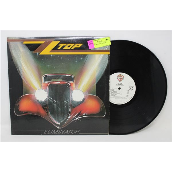 ZZ TOP ELIMINATOR ALBUM