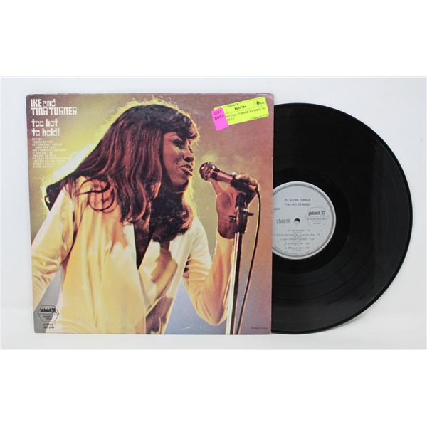 IKE AND TINA TURNER TOO HOT TO HANDLE LP