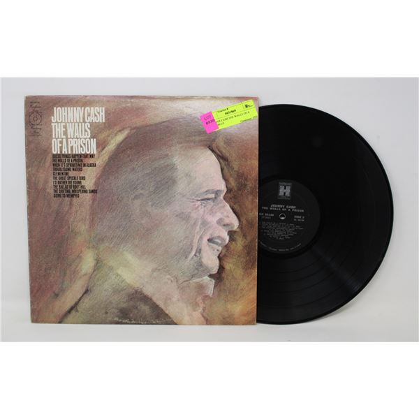 JOHNNY CASH THE WALLS OF A PRISON LP