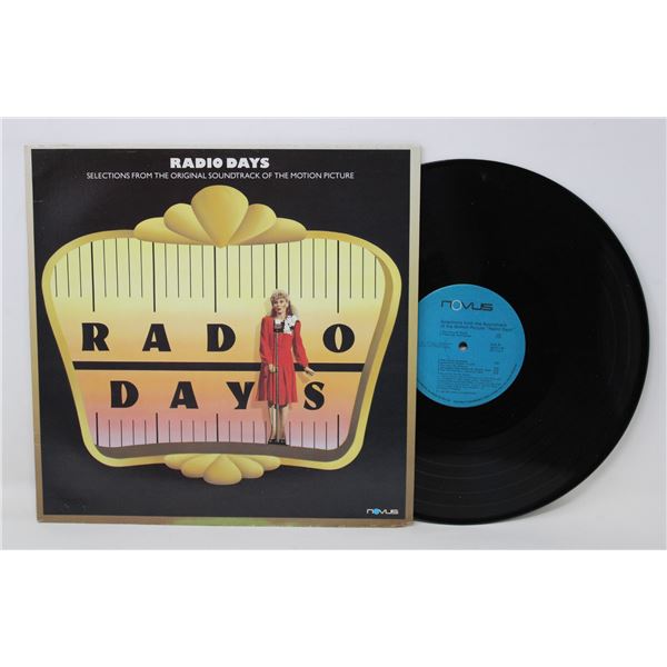 RADIO DAYS SOUNDTRACK LP