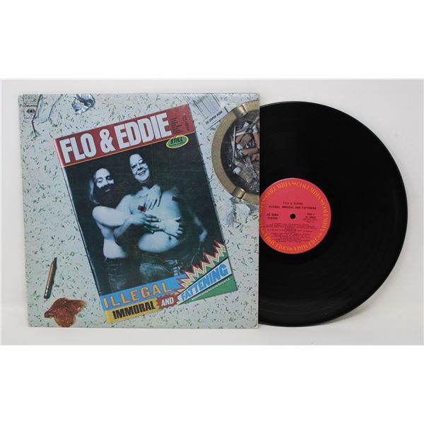 FLO AND EDDIE ILLEGAL IMMORAL AND FATTENING LP