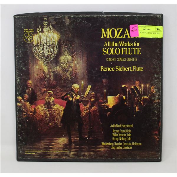 MOZART SOLO FLUTE LP BOX SET