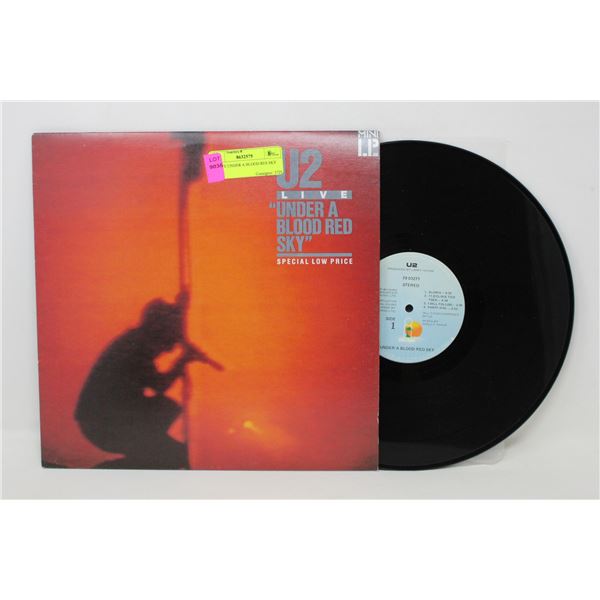 U2 LIVE UNDER A BLOOD RES SKY LP