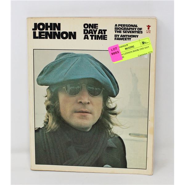 1976 JOHN LENNON BOOK ONE DAY AT A TIME