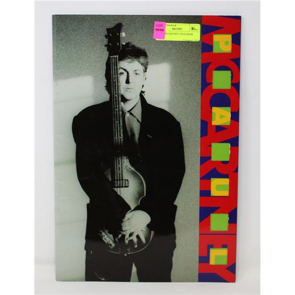 PAUL MCCARTNEY TOUR BOOK