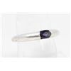 Image 1 : SOLID .925 SILVER AMETHYST GEMSTONE RING