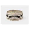 SOLID .925 SILVER ROPE CHAIN STYLE RING