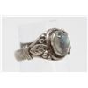 Image 2 : SOLID .925 SILVER MOONSTONE GEMSTONE RING