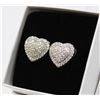 Image 1 : SILVER .925 STAMPED CZ DIAMOND EARRINGS