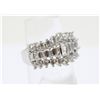 Image 2 : SIZE 7, .925 STAMPED SILVER CZ DIAMOND RING