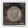 Image 1 : 1965 COMMEMORATIVE WINSTON CHURCHILL COIN IN CASE
