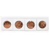Image 1 : x4 SOLID .999 COPPER 1oz VARIOOUS THEMED ROUNDS
