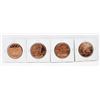 Image 1 : x4 SOLID .999 COPPER 1oz VARIOOUS THEMED ROUNDS