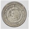 Image 1 : 1966 SILVER MEXICO 1 PESO COIN, UNCIRCULATED