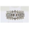 Image 1 : SIZE 7, .925 STAMPED SILVER CZ DIAMOND RING