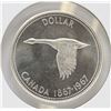 Image 1 : 1867-1967 SILVER CANADA CENTENNIAL GOOSE $1 COIN