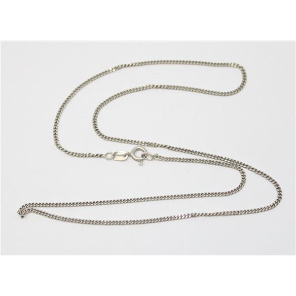 20" SOLID .925 SILVER NECKLACE CHAIN