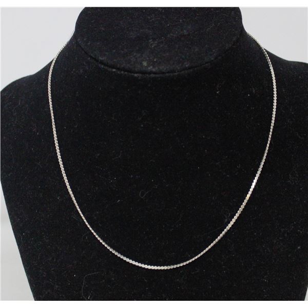 15  SOLID .925 SILVER NECKLACE CHAIN