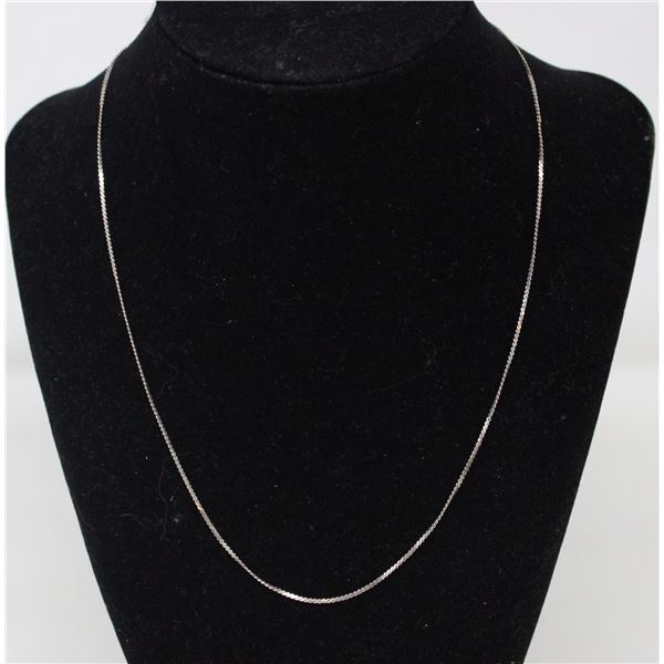 18  SOLID .925 SILVER NECKLACE CHAIN