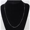 Image 1 : 18" SOLID .925 SILVER NECKLACE CHAIN