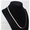 18" SOLID .925 SILVER SNAKE SKIN STY NECKLACE CHA