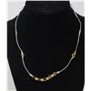Image 1 : 16" SOLID .925 SILVER BEAD STYLE NECKLACE