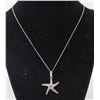 Image 1 : SOLID .925 SILVER STAR FISH PENDANT AND CHAIN