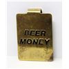 Image 1 : "BEER MONEY" PAPER MONEY CLIP