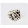 Image 1 : SOLID .925 SILVER DRAGON CELTIC KNOT STYLE RING