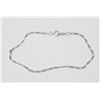 Image 1 : SOLID .925 SILVER CHAIN LINK STYLE BRACELET, SMALL