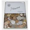 Image 1 : OLD METAL PLAYERS TIN FILLED WITH MISC. OLD COINS